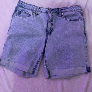 Seven7 Light Blue Jean Shorts for Women